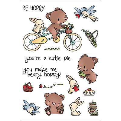 LDRS Creative Clear Stamps - Beary Hoppy